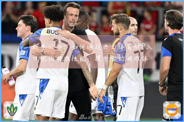新手必知：如何通过开云体育APP入口优化游戏性能，提升你的游戏体验